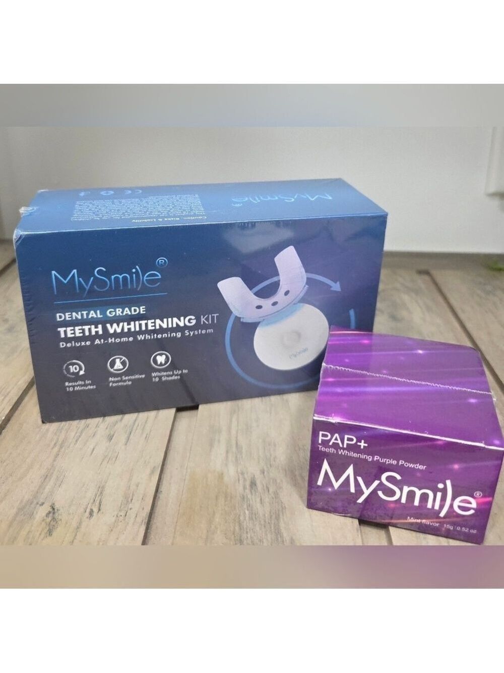 MySmile Teeth Whitening Kit with Teeth Whitening Purple Powder - New In Package